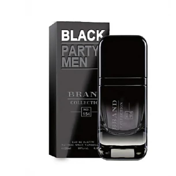 Perfume Brand Collection N 154 Eua de Parfum 25ml Black Party Men