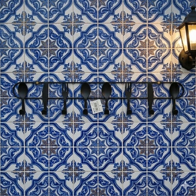 Organizador Gourmet Black – Suporte de Parede para Utensílios
