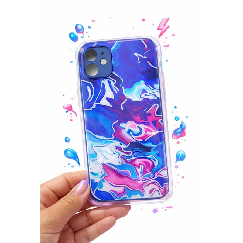 Capinha iPhone 11 – Estampa Abstrata e Mármore
