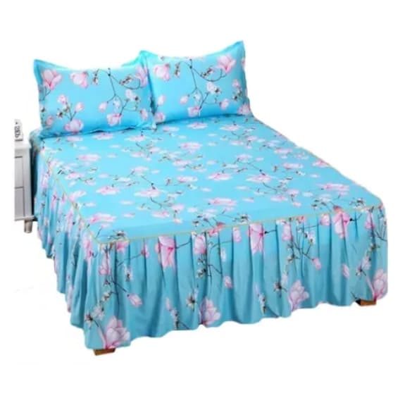 KIT COLCHA LINDISSIMA C/ BABADO 2 PORTA CASAL PADRÃO
