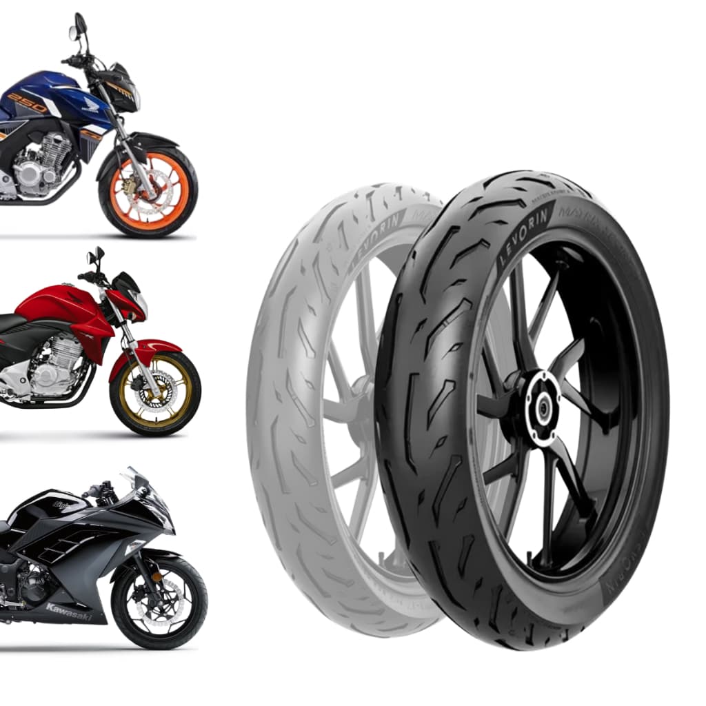 Pneu Traseiro Levorin 140/70-17 Matrix Sport 2 Aro 17 Fazer 250 MT03 R3