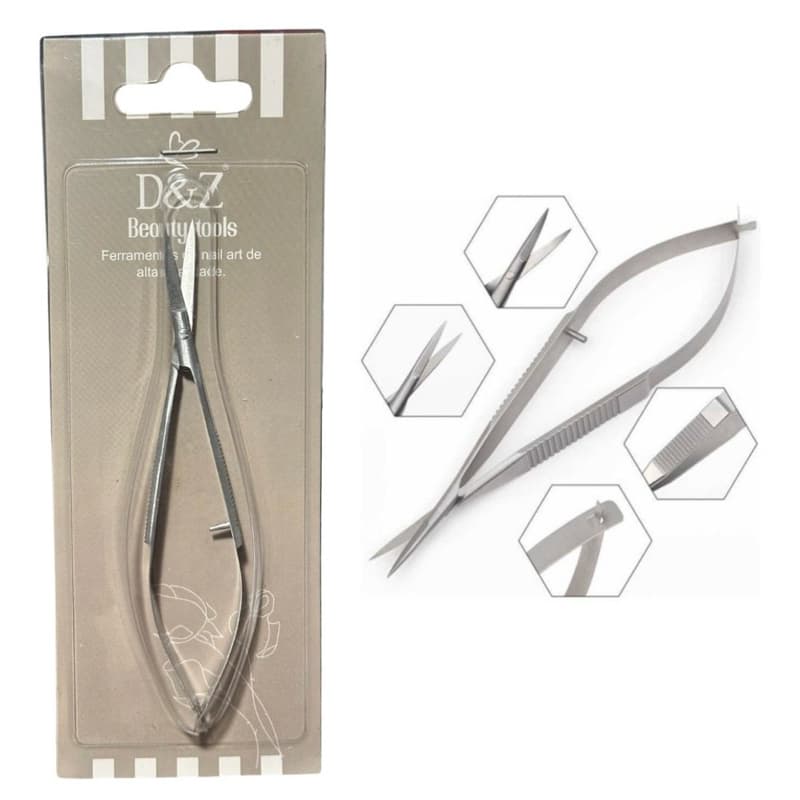 Tesoura cultilagem russa D&Z | 12cm Oftalmo | Cutilagem CURVA