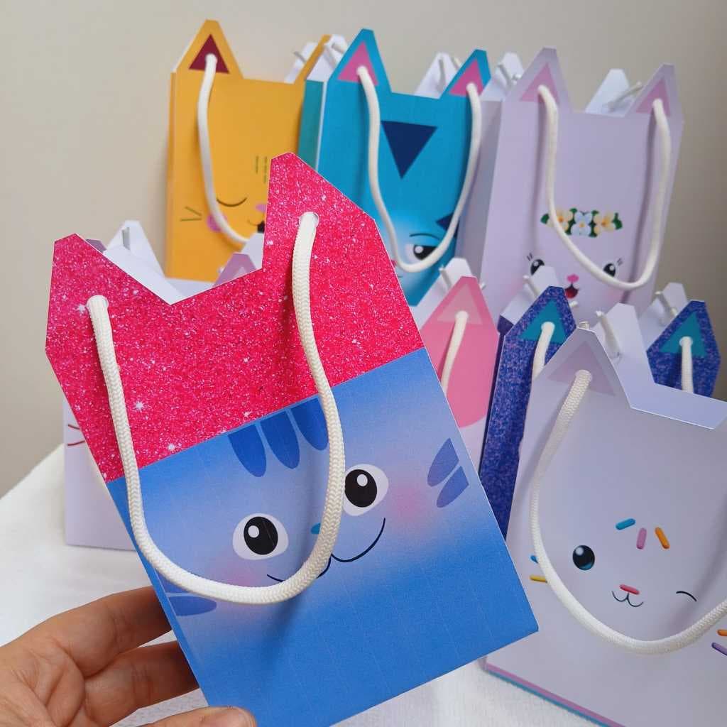 15 Sacolinhas no tema A casa Mágica da Gabby - Pegue e Monte - Lembrancinha infantil - PRONTA ENTREGA