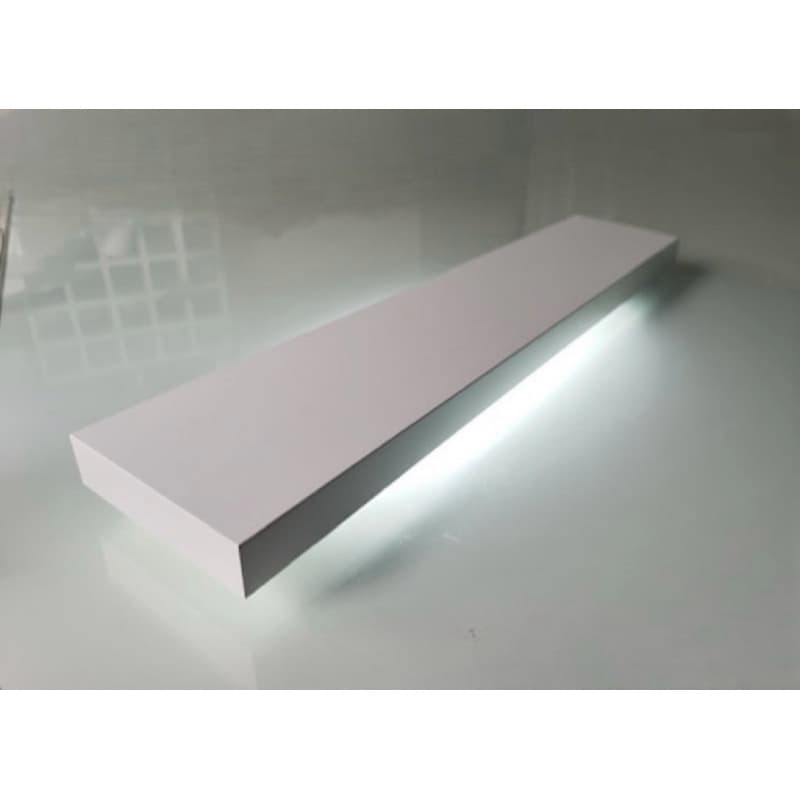 Prateleira Flutuante 30cm com LED Sensor de Presença – 100% MDF