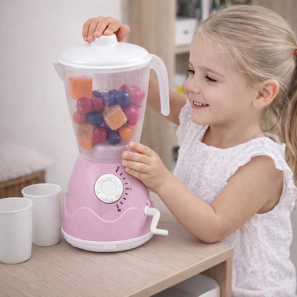 Liquidificador De Brinquedo P/casinha De Boneca Faz de conta Le Chef com Espremedor de Laranja