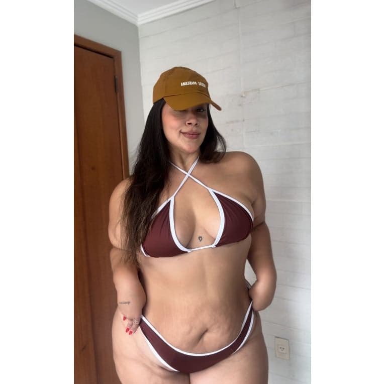 Biquini Asa Delta Plus Size Grosso GG Marquinha PRAIA/PISCINA