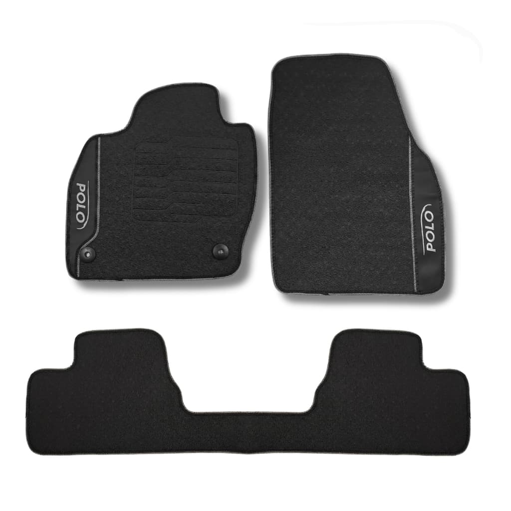 Tapete Polo Track 2025 Tapete Polo Preto Emborrachado Impermeável  Tapete Para Carro Polo 2018 a 2026