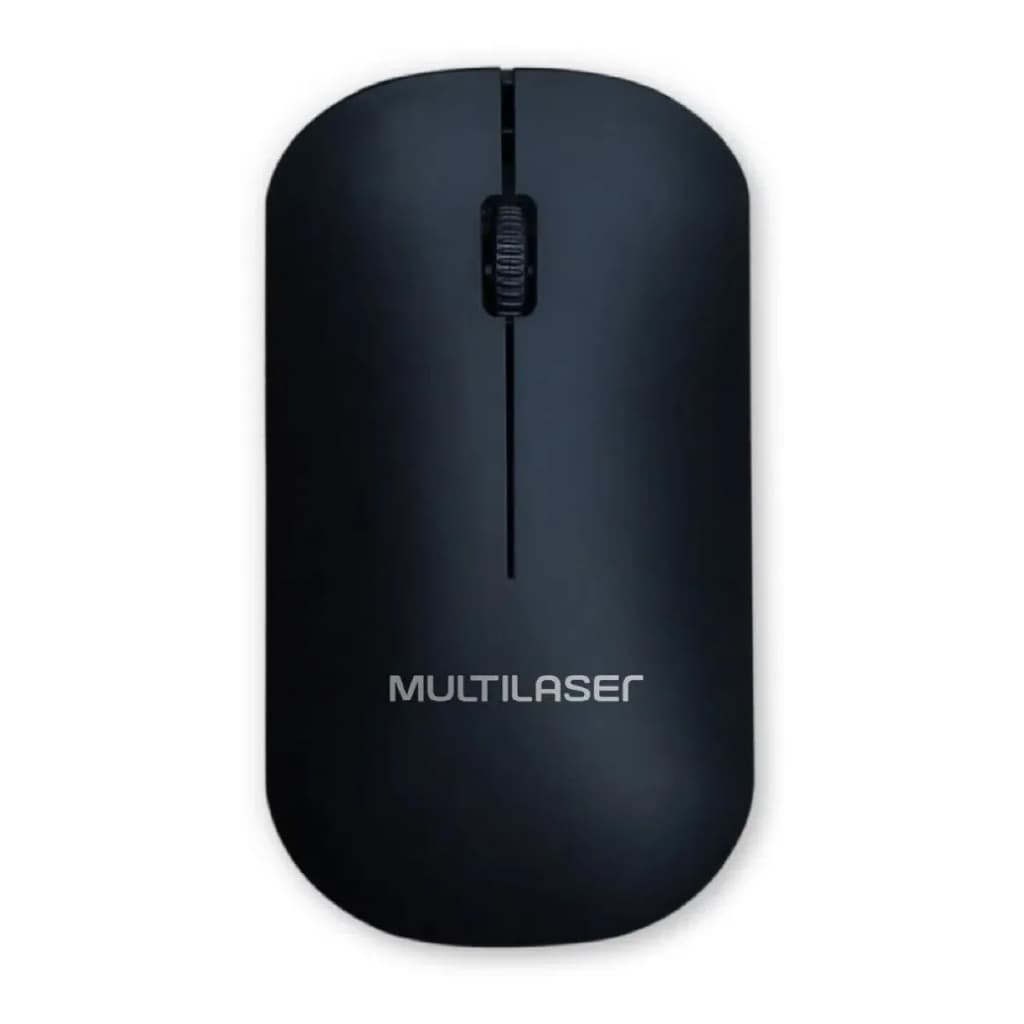 Mouse Sem Fio 2.4GHZ 1200DPI Usb Preto Multi (Multilaser) - MO307