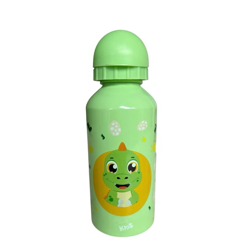 Garrafa de Água Infantil em Aço Inox – Dinossauro menino/menina  Escola/Passeio/ Dia dia