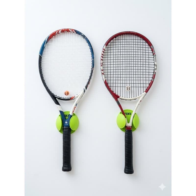 Suporte para raquete de tênis / beach tenis
