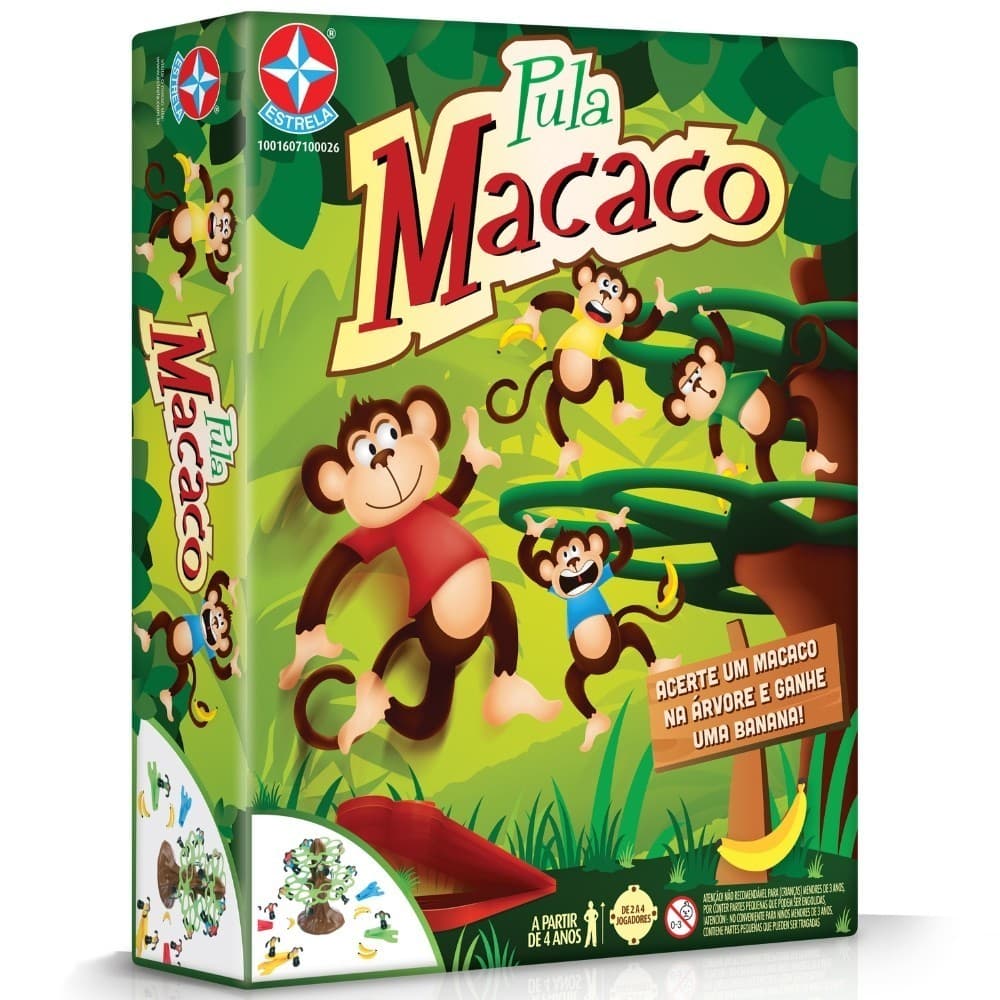 JOGO PULA MACACO - Original ESTRELA Brinquedos