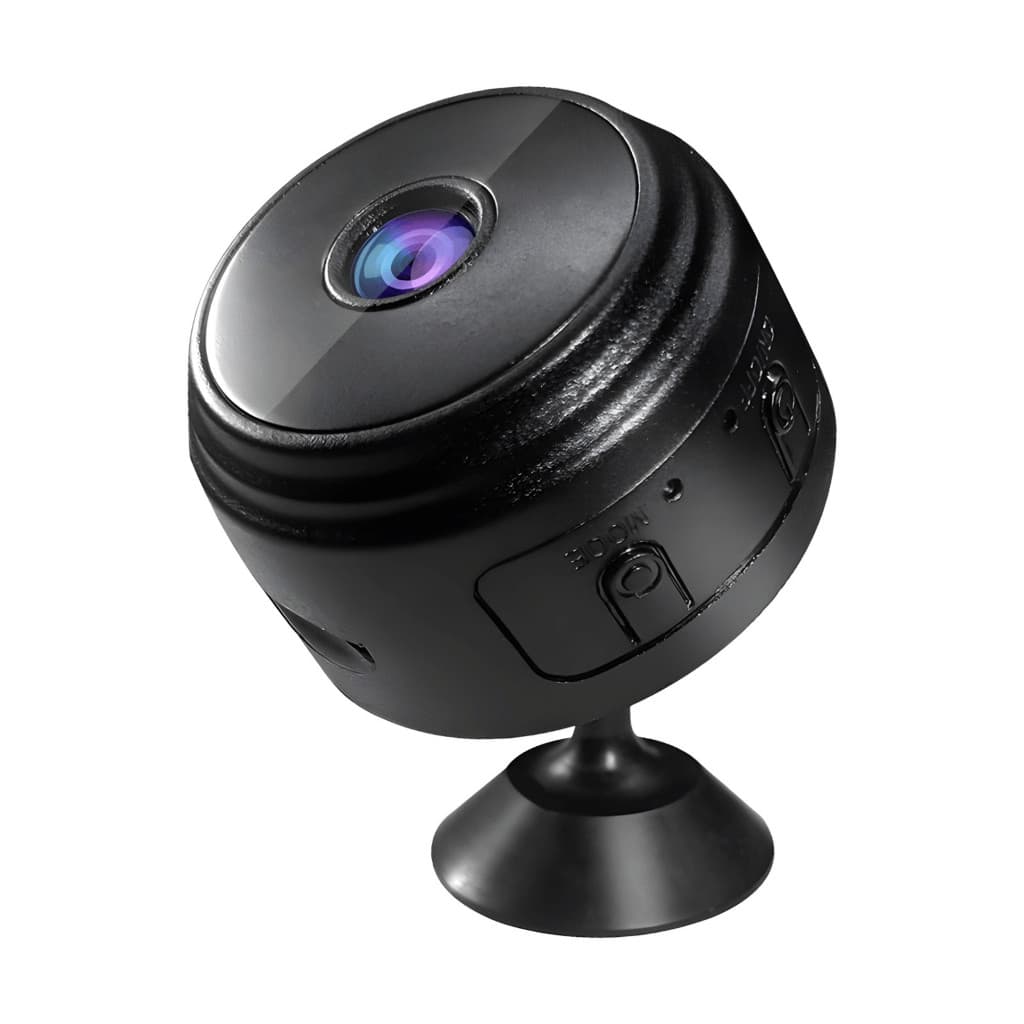 Câmera Mini HD com Sensor de Presença Wi-Fi 110V e Suporte para Encaixe