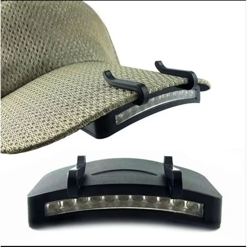 Lanterna LED para Boné 100 Lumens Luz de Cabeça para Pesca Camping Trilha Reparo Mecânico