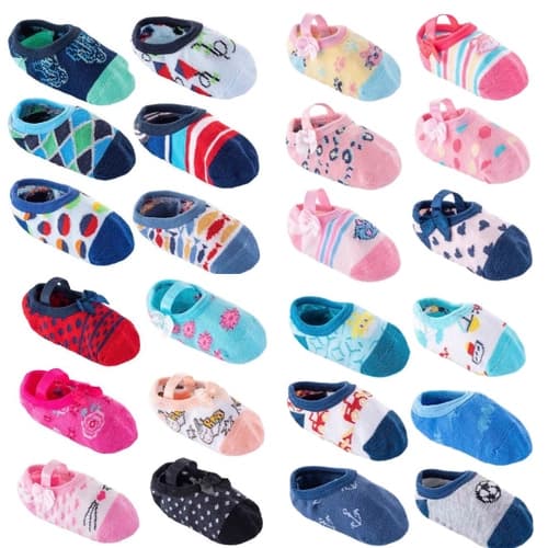 Kit 3 Pares Meia Sapatilha para bebê Pimpolho 00-25