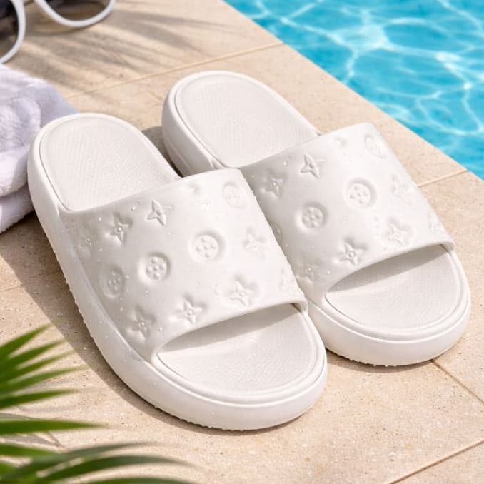 Chinelo Slide Nuvem Feminino Corfly EVA Confortável Elegante Casual Original Macio Moderno Elegante