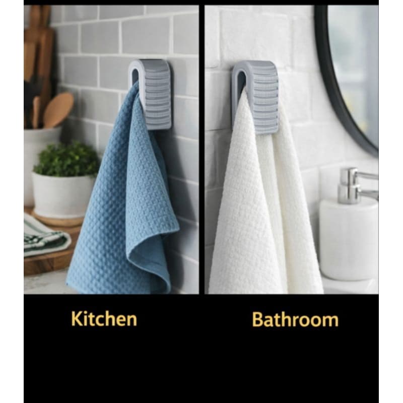 Suporte para Toalha e Guardanapo de Parede – Organizador Prático, Discreto e Elegante para Cozinha e Banheiro.