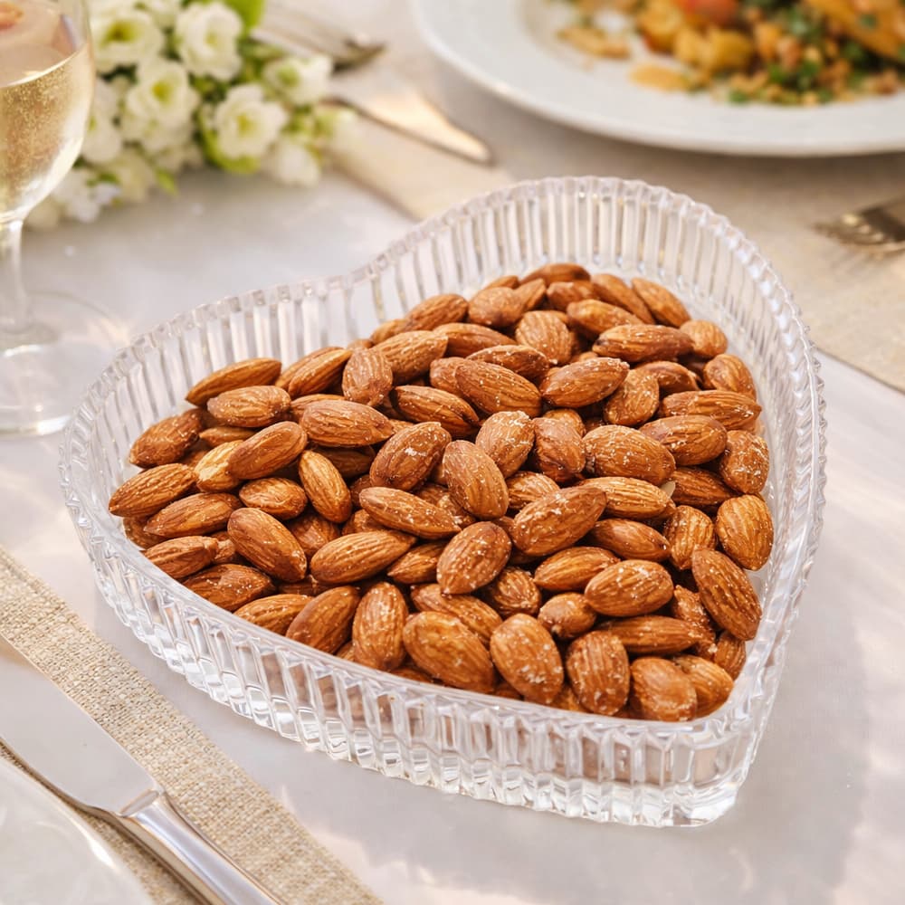 Petisqueira Cristal Cute Coração Elegância para Servir Vidro