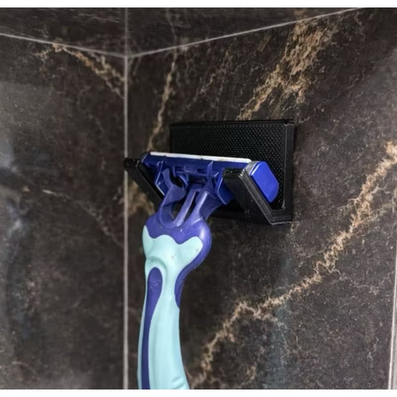 Suporte para Barbeador - Organizador de Prestobarba para Banheiro com Fita Dupla Face