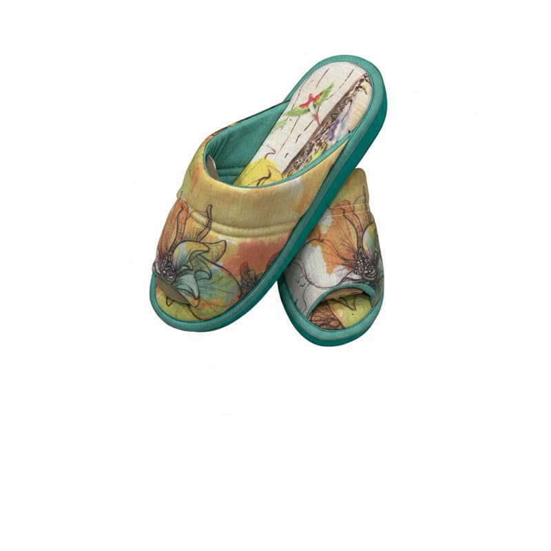 Pantufa Floral Confort Premium