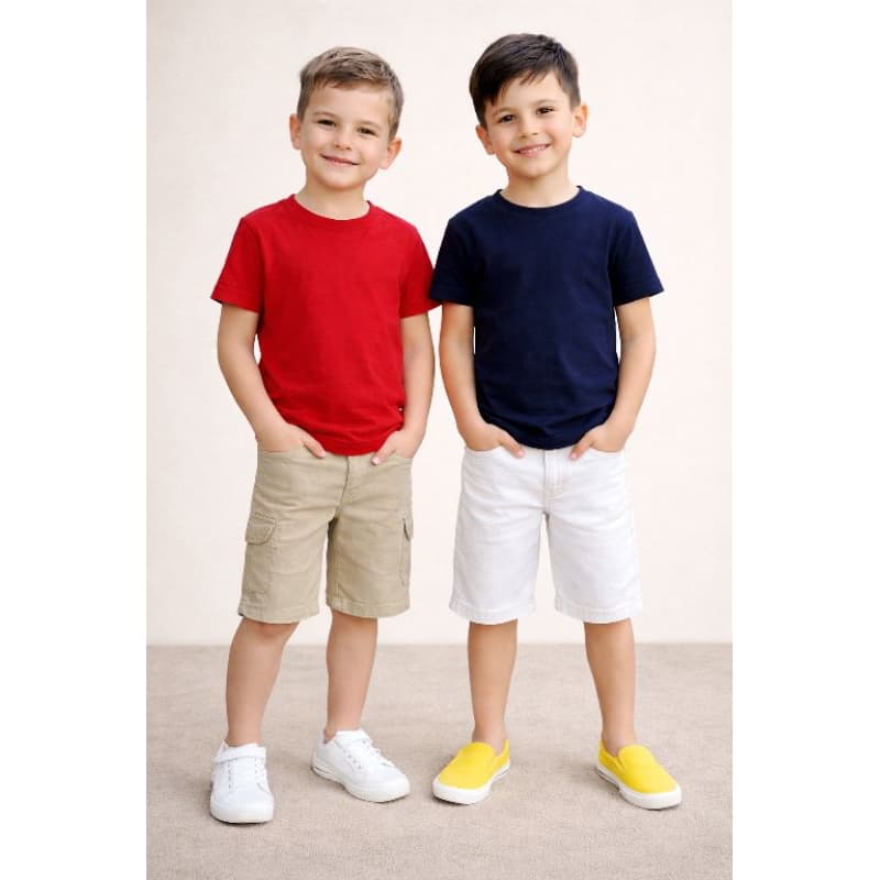 conjunto infantil de menino bermuda e camisa roupa infantil de menino