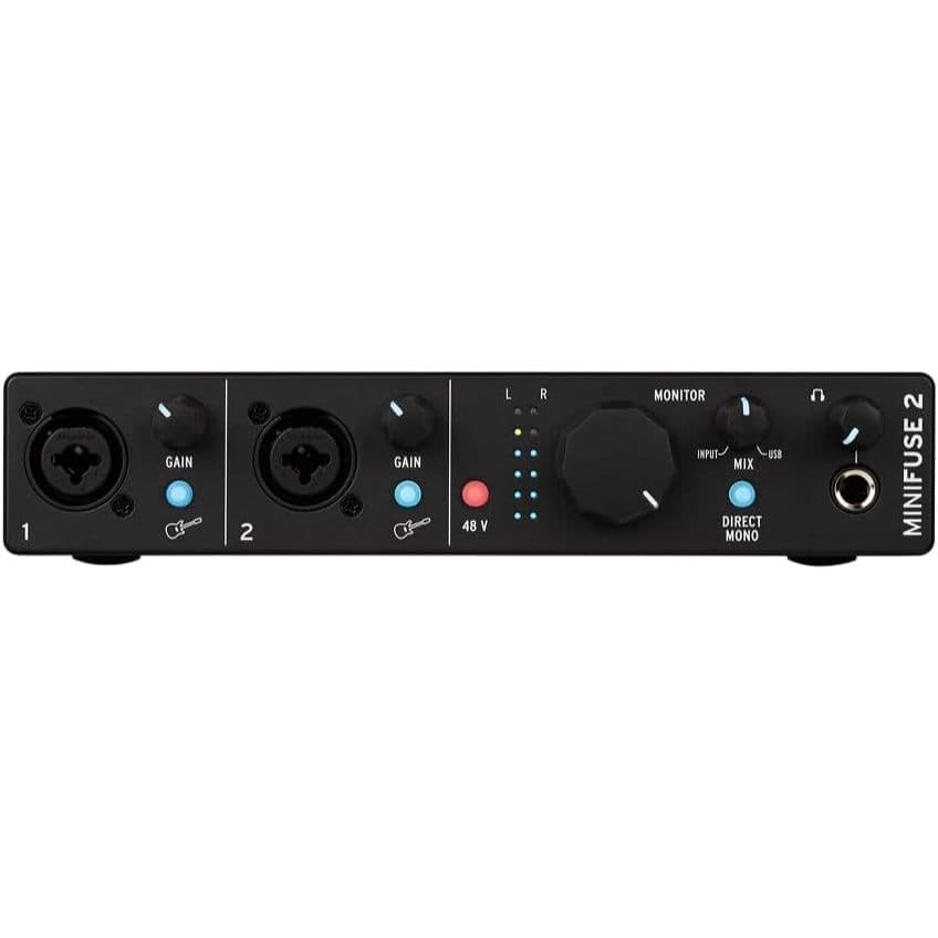 ARTURIA - Minifuse 2 - Interface Usb Compacta de Áudio E Midi com Software Criativo
