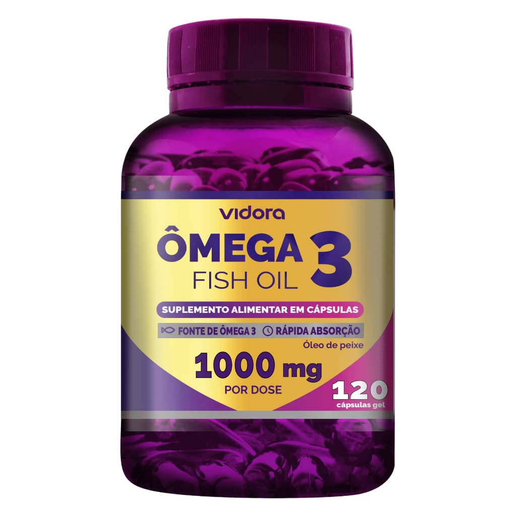 Vidora Omega 3 120 Cápsulas  1000mg