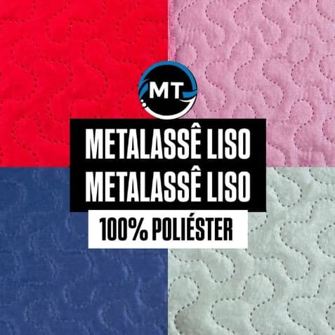 3 Metros Tecido METALASSE Liso ( 3M x 2,40 Mts Largura ) Para Colchas e Fronhas De Cama , Dupla Face