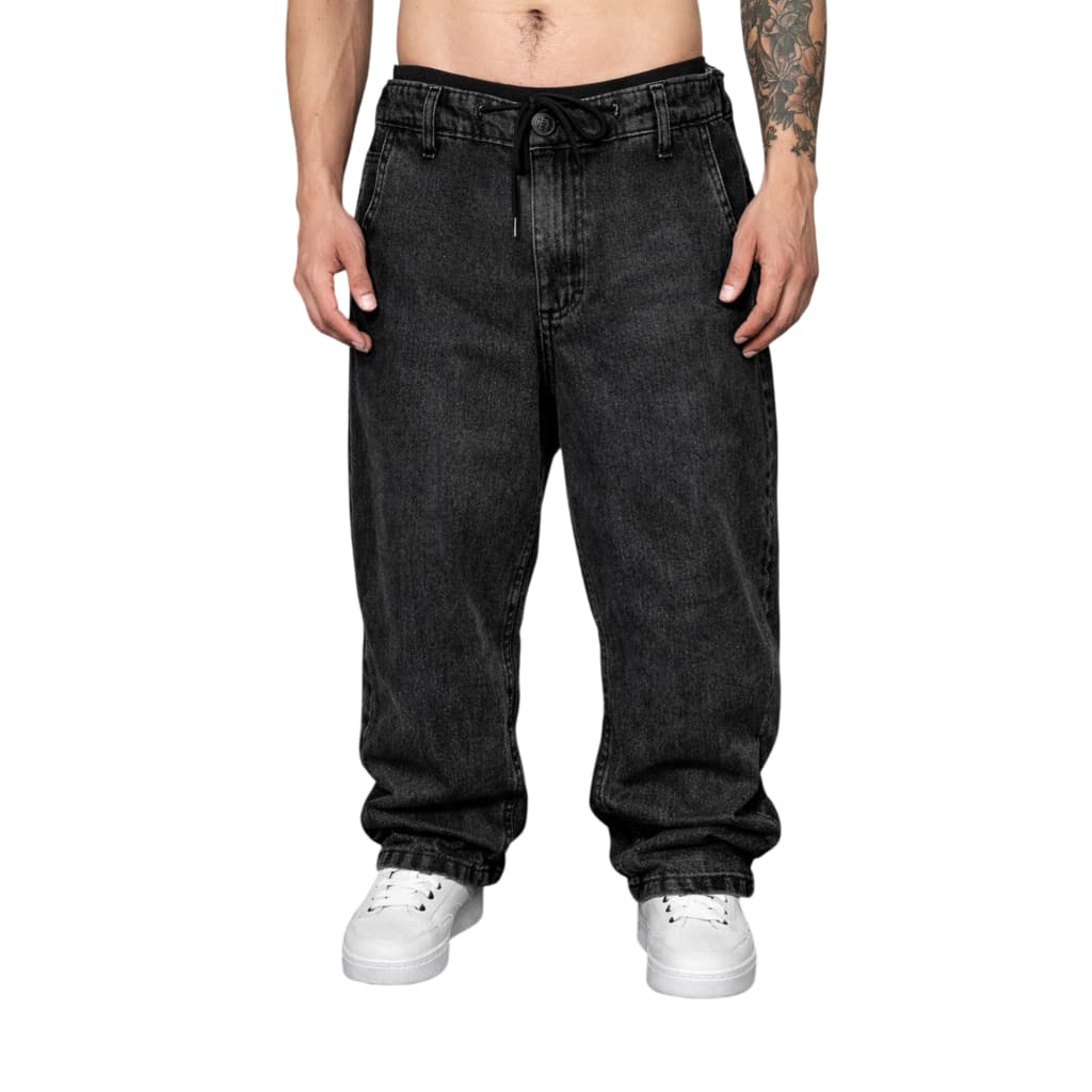 Calça Jeans Balão Bag Skate Boca Larga Masculina Hunter