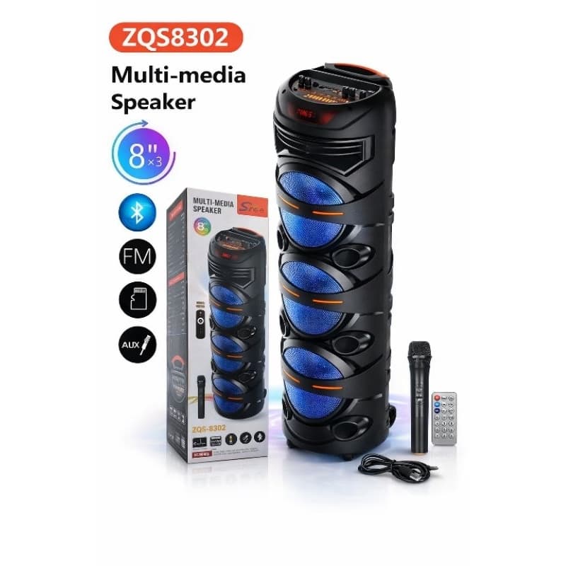 Caixa de Som Torre 95cm Multi Média Speaker – Som Potente e Alta Qualidade