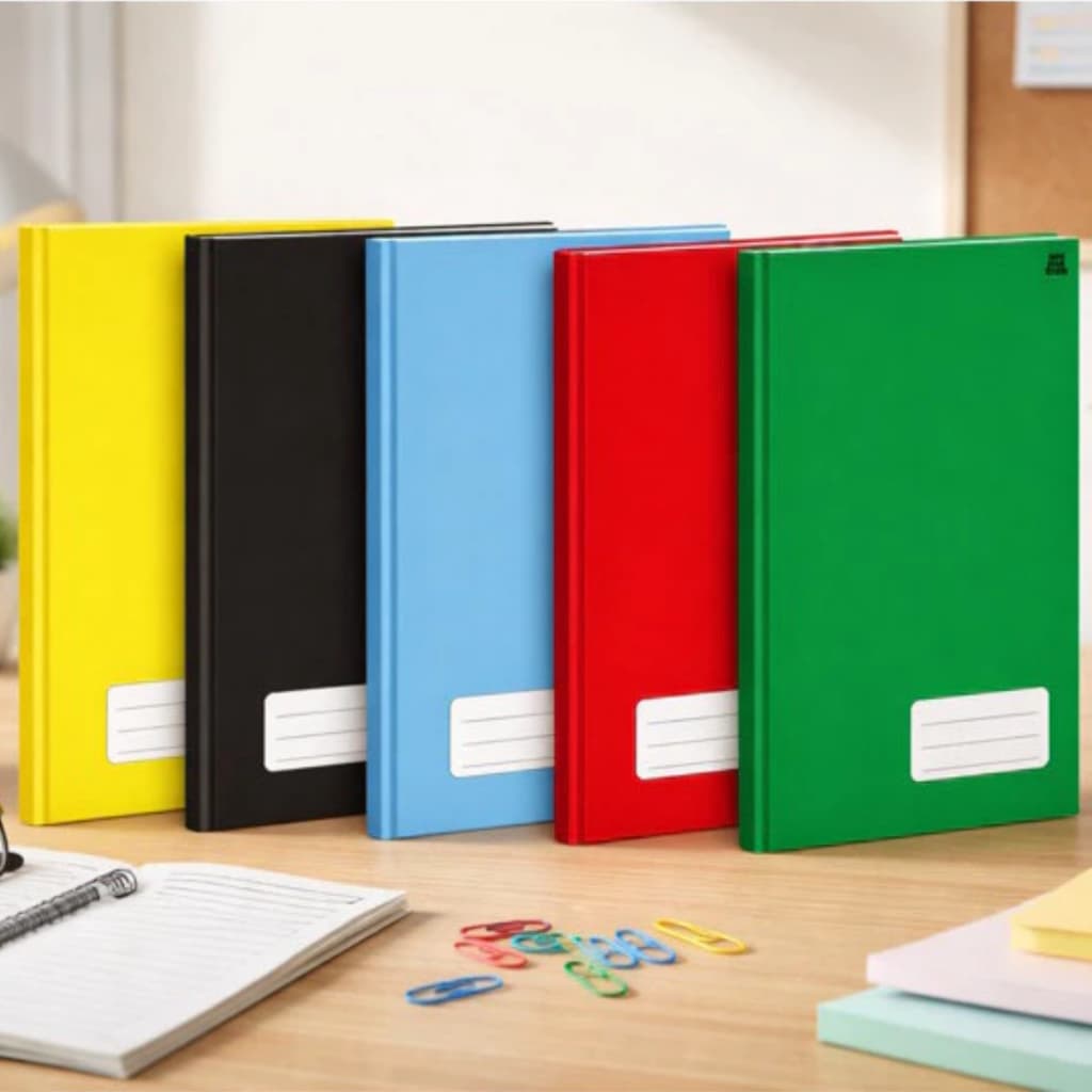 Caderno Escolar Caligrafia Infantil Grande Capa Dura Várias Cores 96 Folhas Para Aprender Escrever