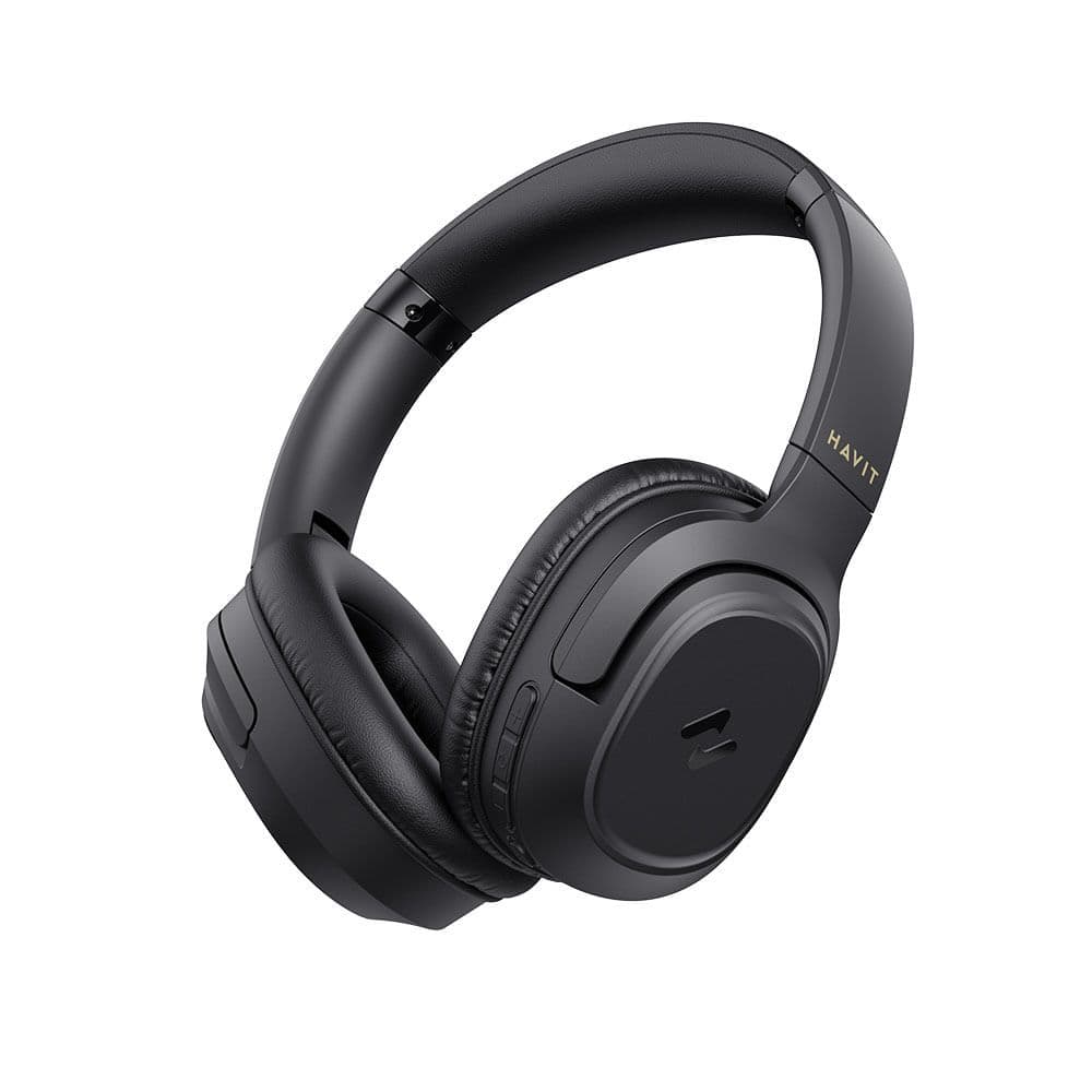Headphone Havit H612BT Bluetooth, Autonomia até 50h, Conexão sem fio - Preto