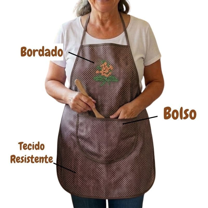 Avental Multiuso Impermeável Para Casa Cozinha e Lavanderia