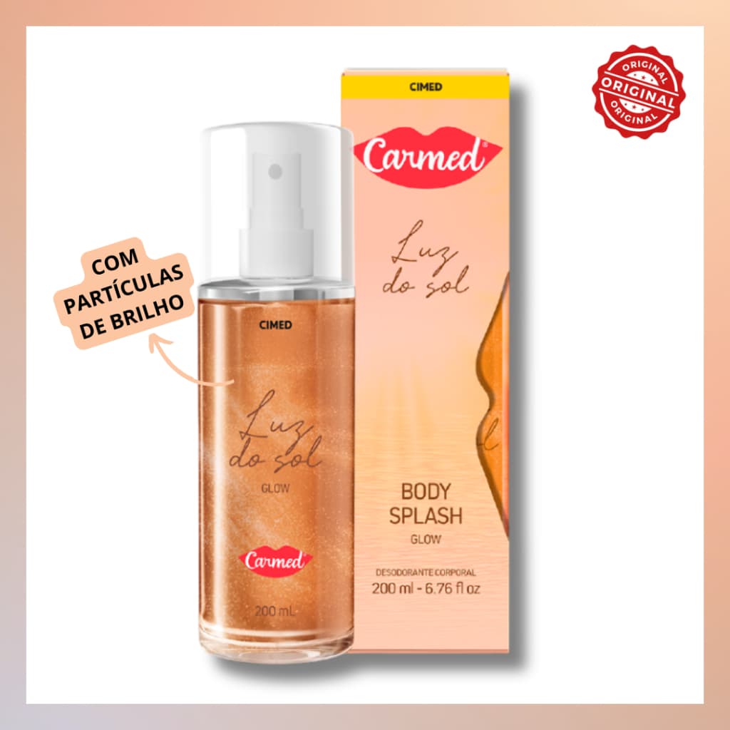 Carmed Body Splash Glow Luz Do Sol 200ml Corporal