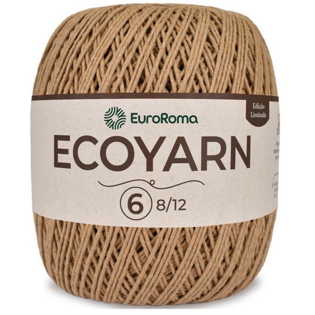 EuroRoma Ecoyarn de algodão organico cor natural