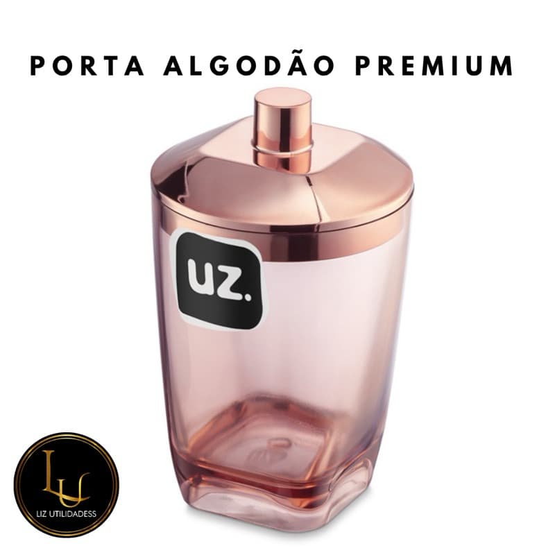 PORTA ALGODÃO ou COTONETES SLIM/PREMIUM UZ.