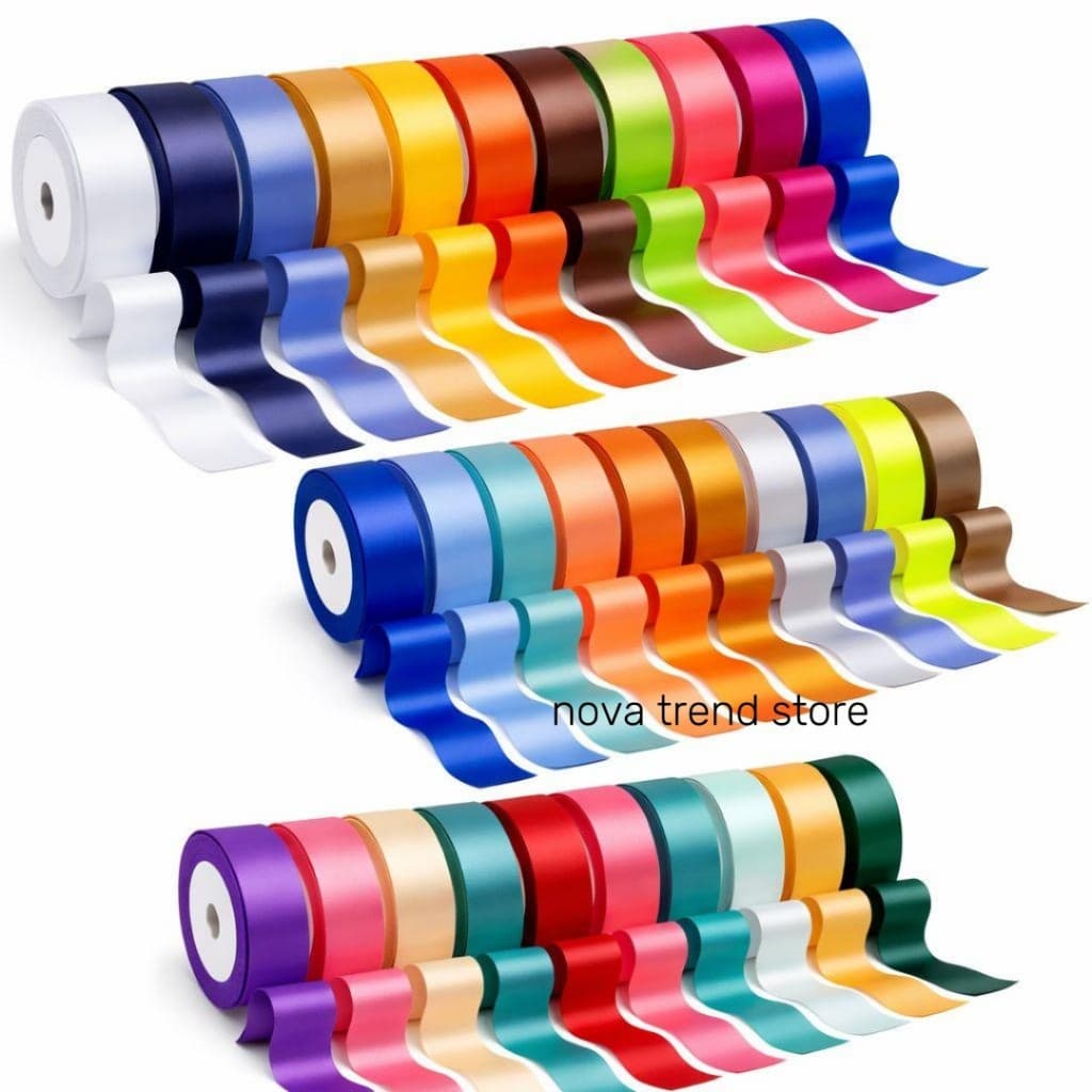 Fita de Cetim Nº 5 25mm (2,5cm) Cores Variadas Alta Qualidade para Laços
