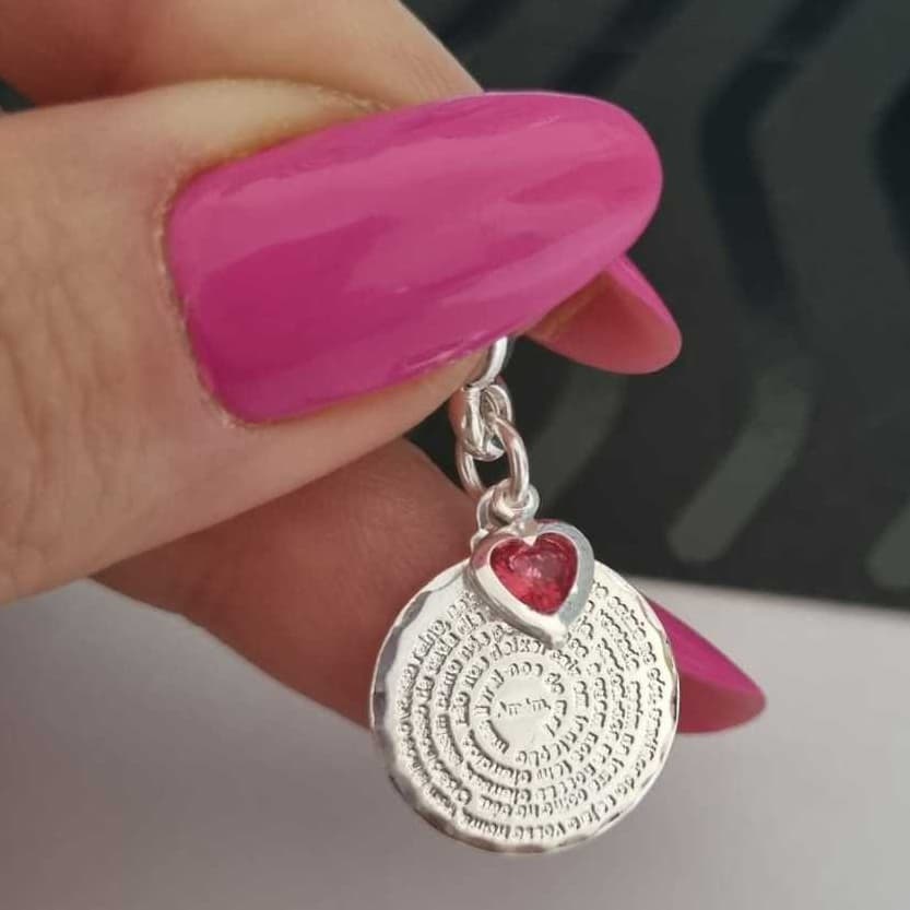 Berloque pai nosso oração prata pingente religioso fé proteção pulseira presente feminino masculino