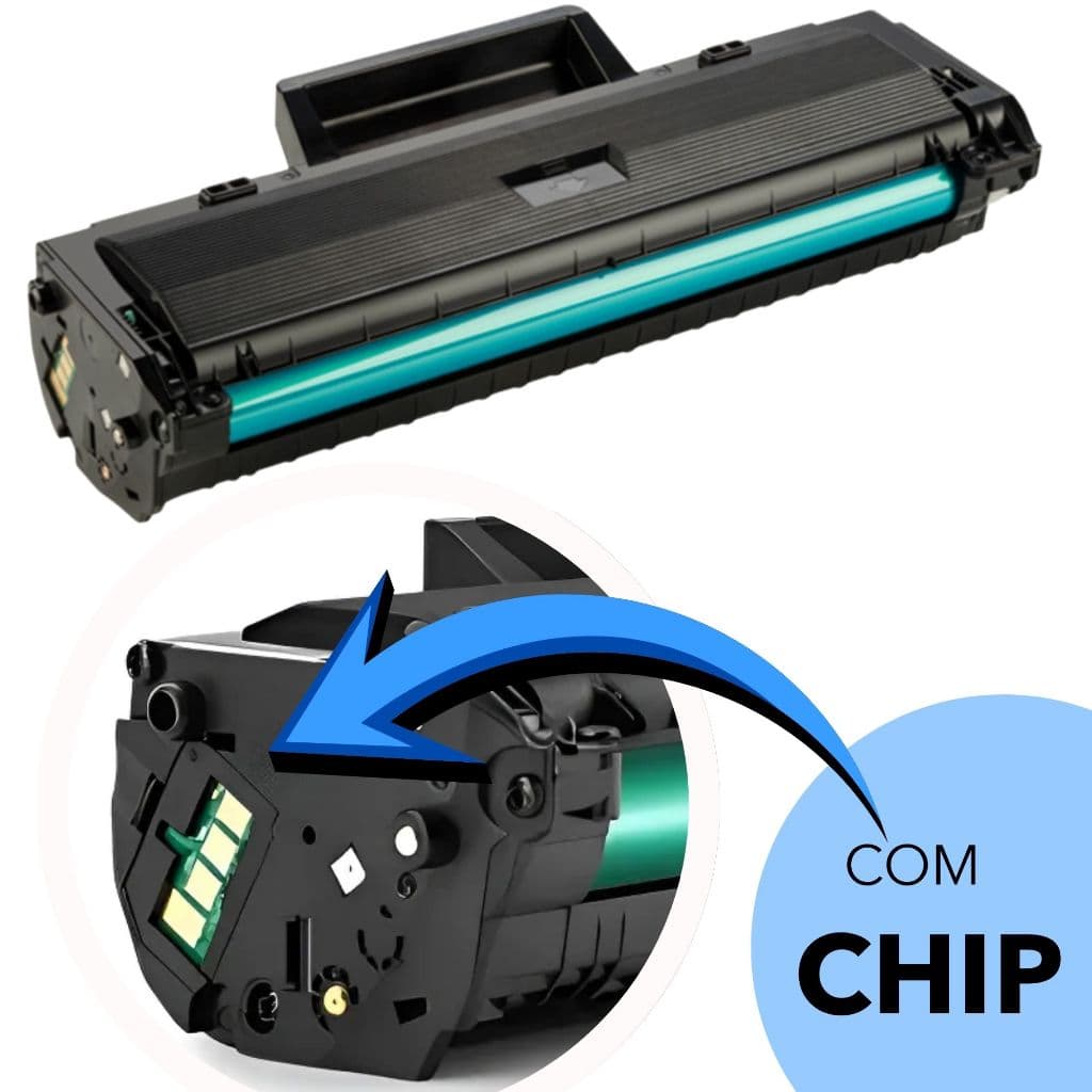 Toner Compativel Com Hp 105a W1105a 107 135 137 Com Chip Qualidade Cartucho Preto