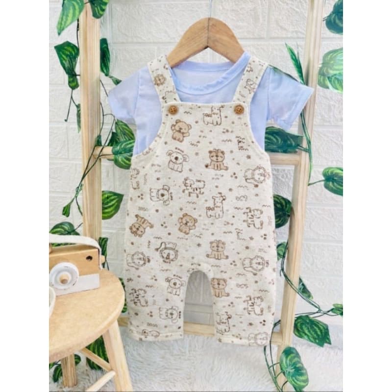 Jardineira Longa Menino e Menina Unisex Infantil Roupas de Bebê e Crianças