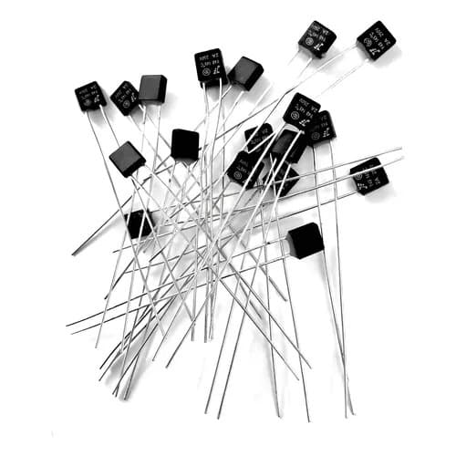 KIT 100 UNIDADES DE FUSÍVEIS TÉRMICOS DE 2A TENSÃO MÁXIMA 250VOLTS TEMPERATURA DE FUSÃO 130° C