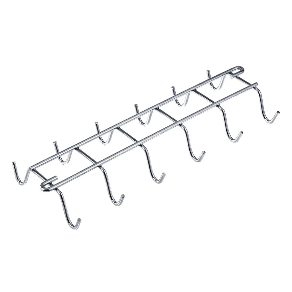 Porta Xícaras de chá 12 Xicaras  Aço Cromado ou Branco 27cm arapuxe
