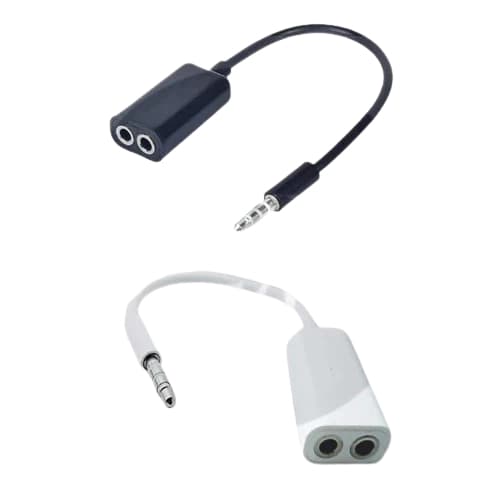 Cabo Adaptador P2 Duplo Duplicador Para 2 Fones De Ouvido