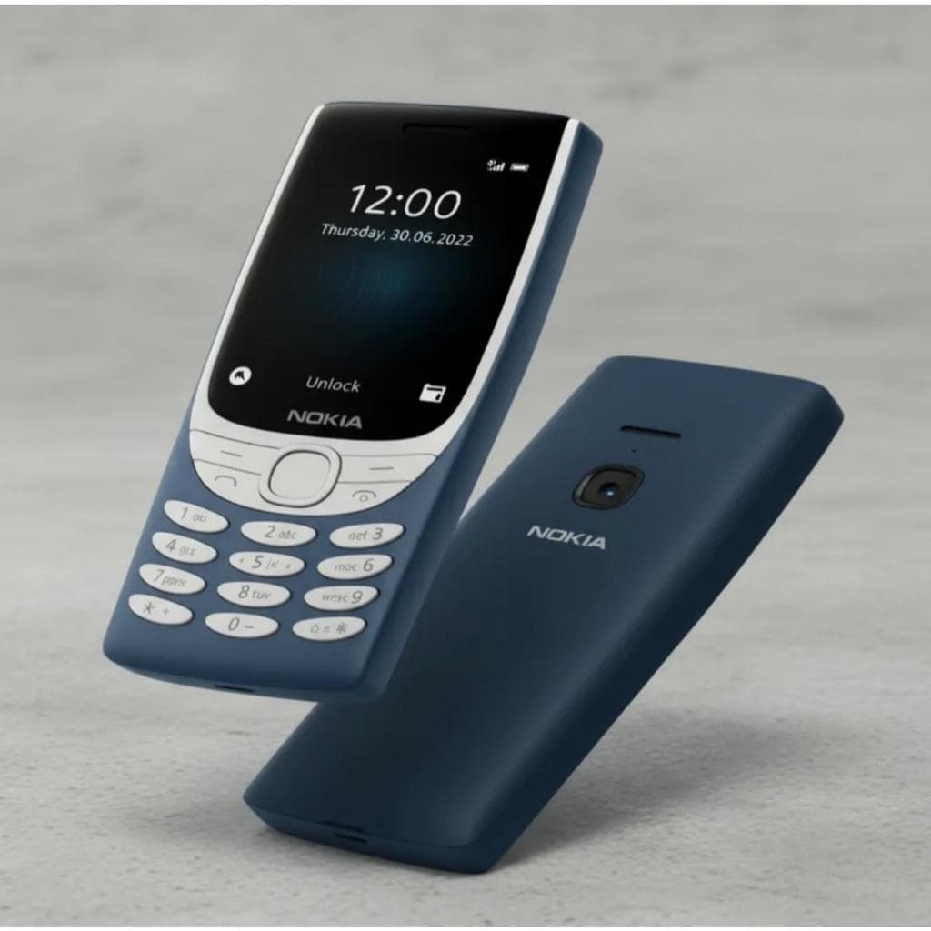 Celular Simples Nokia 8210 - 4G - Ideal para IDOSOS - Teclas grandes - AZUL