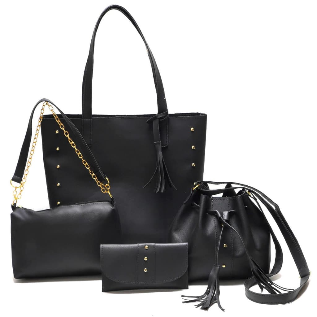 KIT 4 Bolsa Feminina Transversal Tiracolo