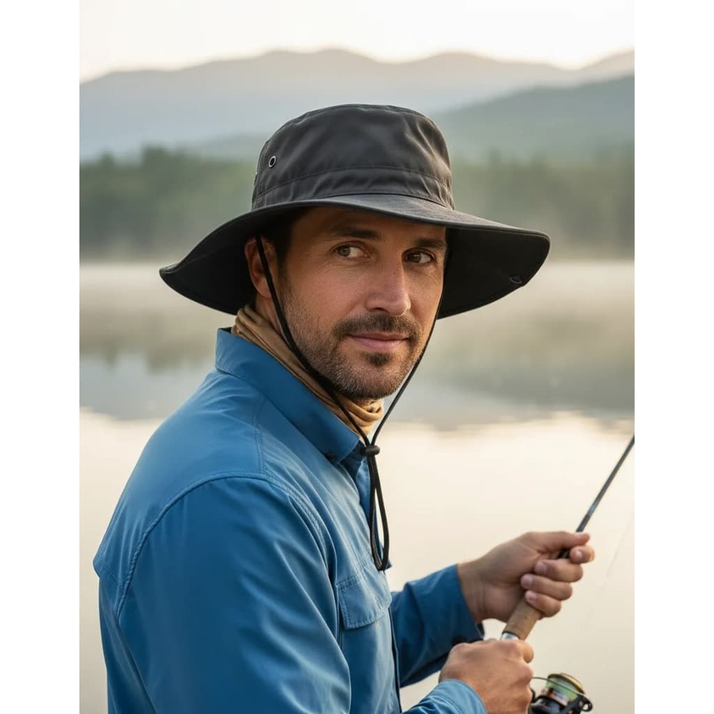 Chapéu Com Proteção Solar Para Pesca