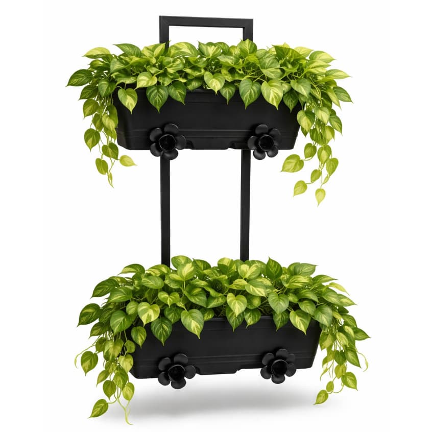 Suporte Ferro c/ Vasos para Plantas Jardineira Decoração Casa Jardim