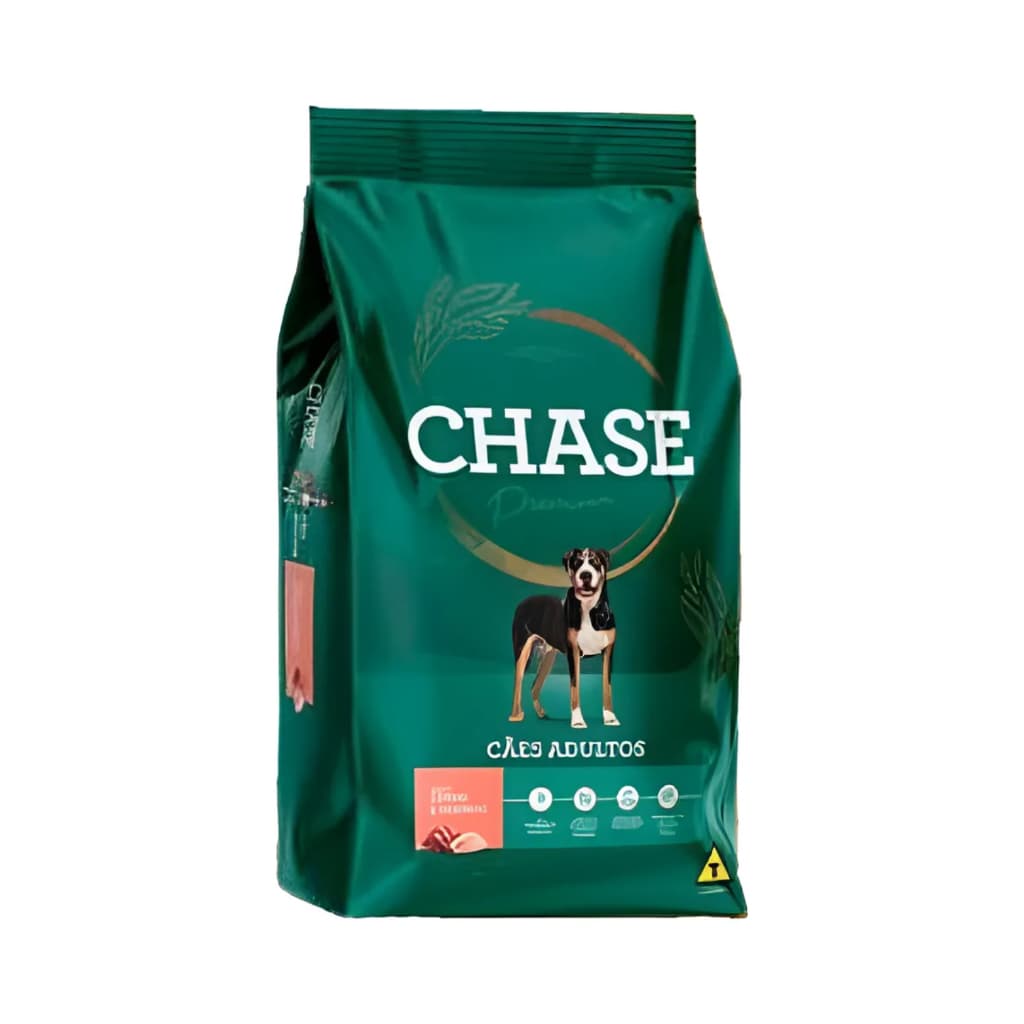 Ração Premium Chase Cães Adultos Sabor Frango E Carne 5Kg e 15Kg