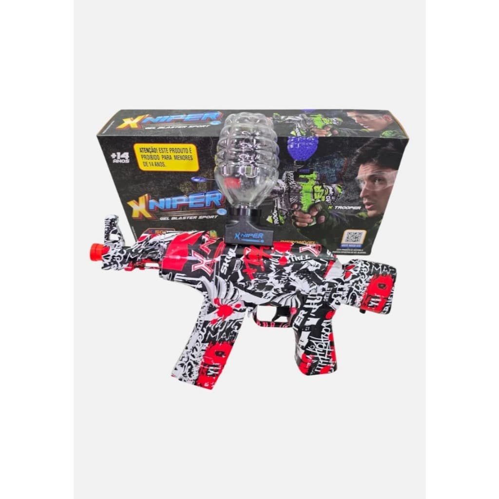 Xniper Gel Blaster Sport Lançador Soft Gel Polibrinq Original