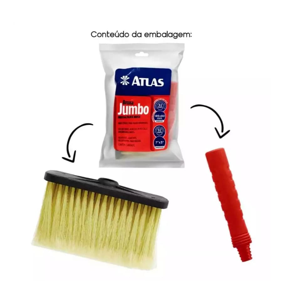 BROXA JUMBO ATLAS- kit com 2 unidades