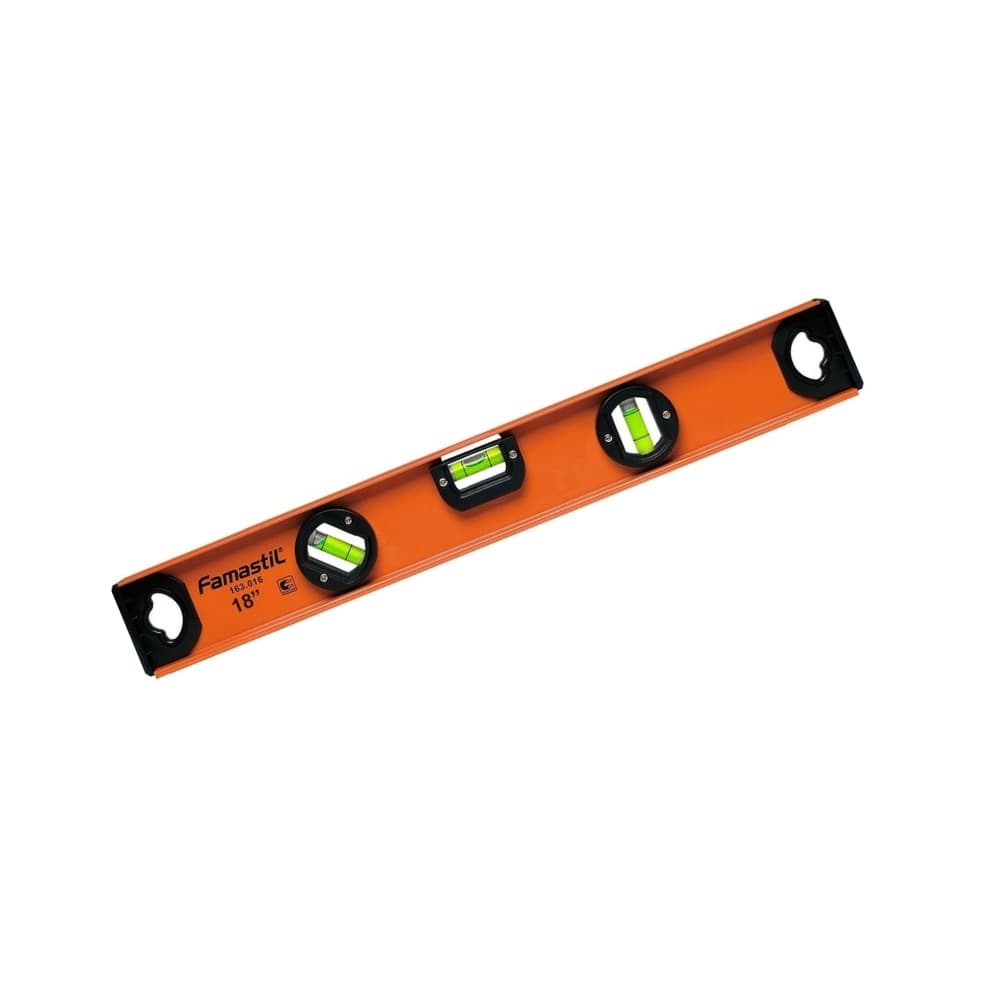 Nível Alumínio Magnético Famastil 45cm 18" 3 Bolhas